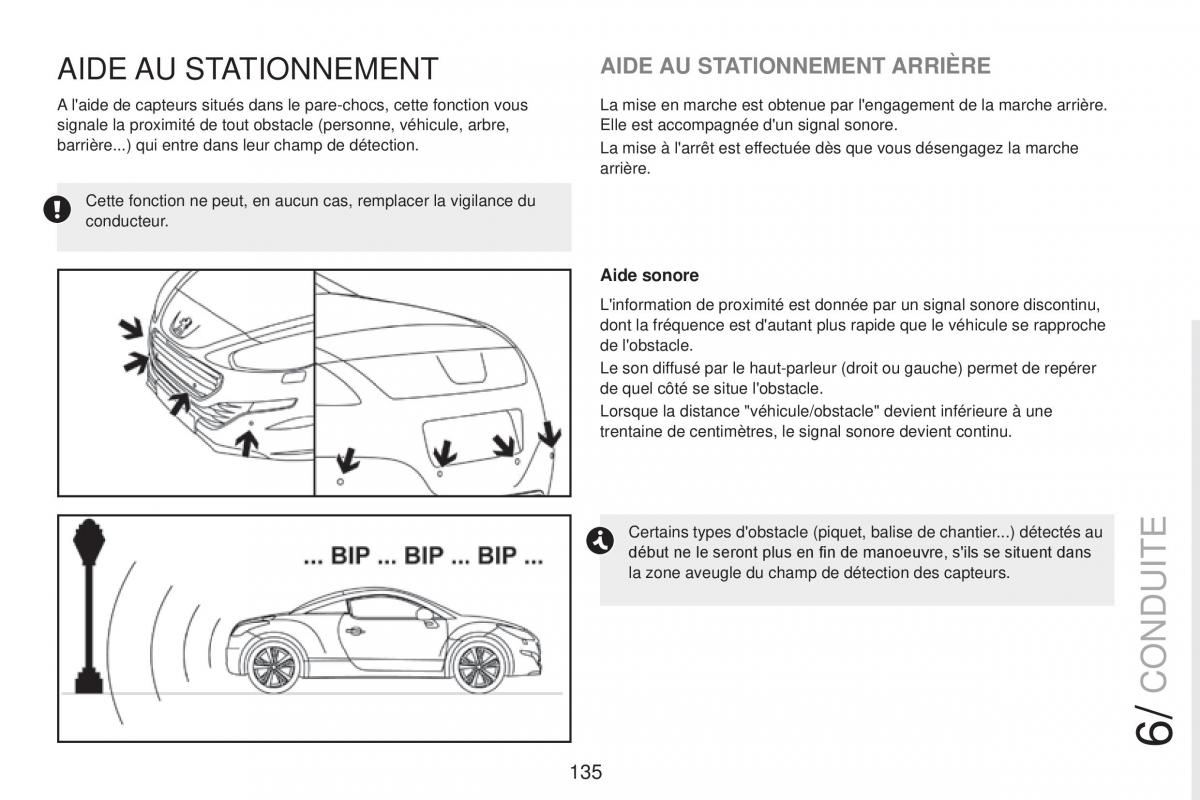 Peugeot RCZ FL manuel du proprietaire / page 137