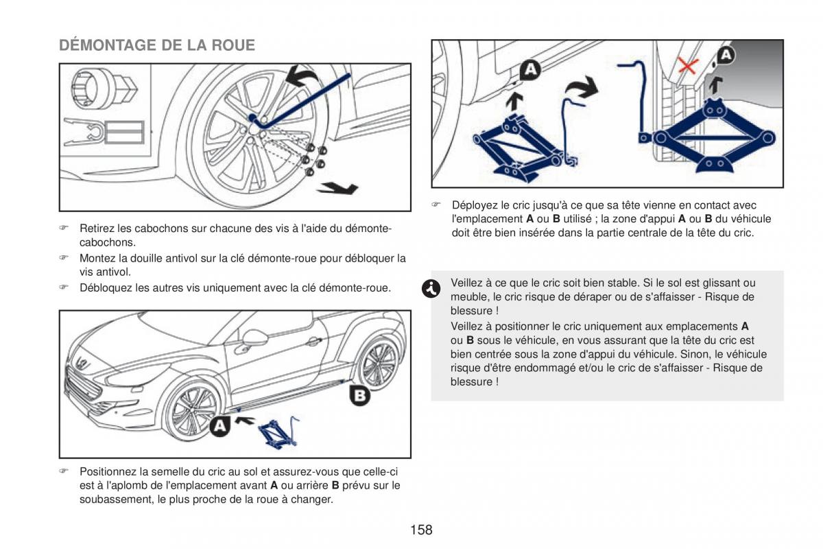 Peugeot RCZ FL manuel du proprietaire / page 160