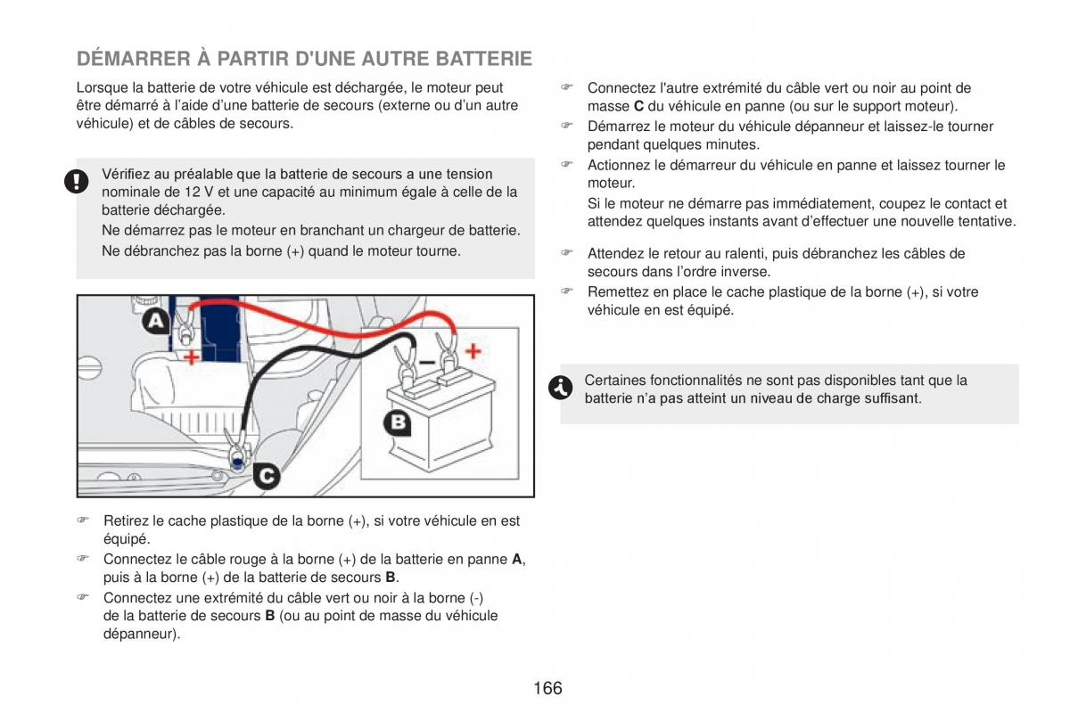 Peugeot RCZ FL manuel du proprietaire / page 168