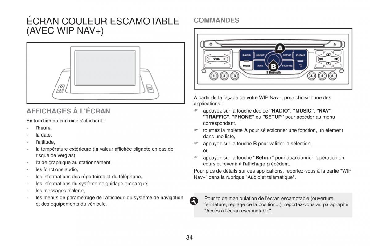 Peugeot RCZ FL manuel du proprietaire / page 36