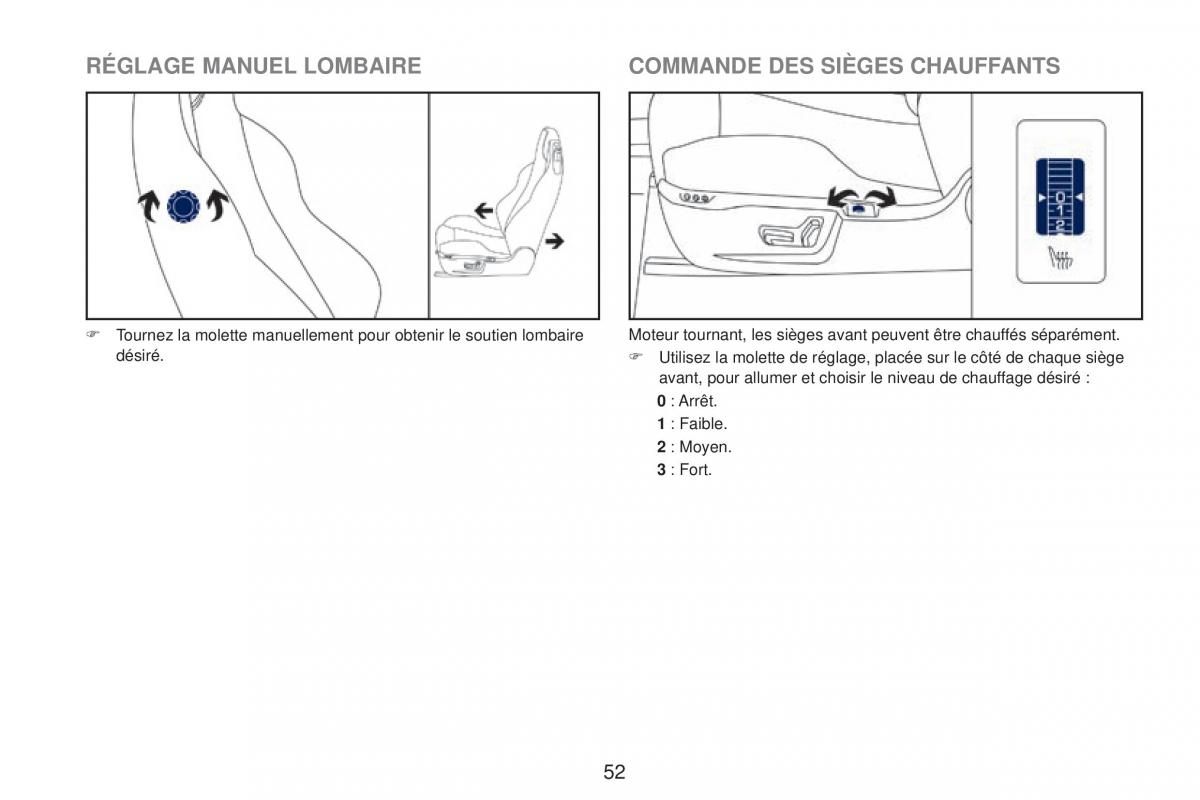 Peugeot RCZ FL manuel du proprietaire / page 54