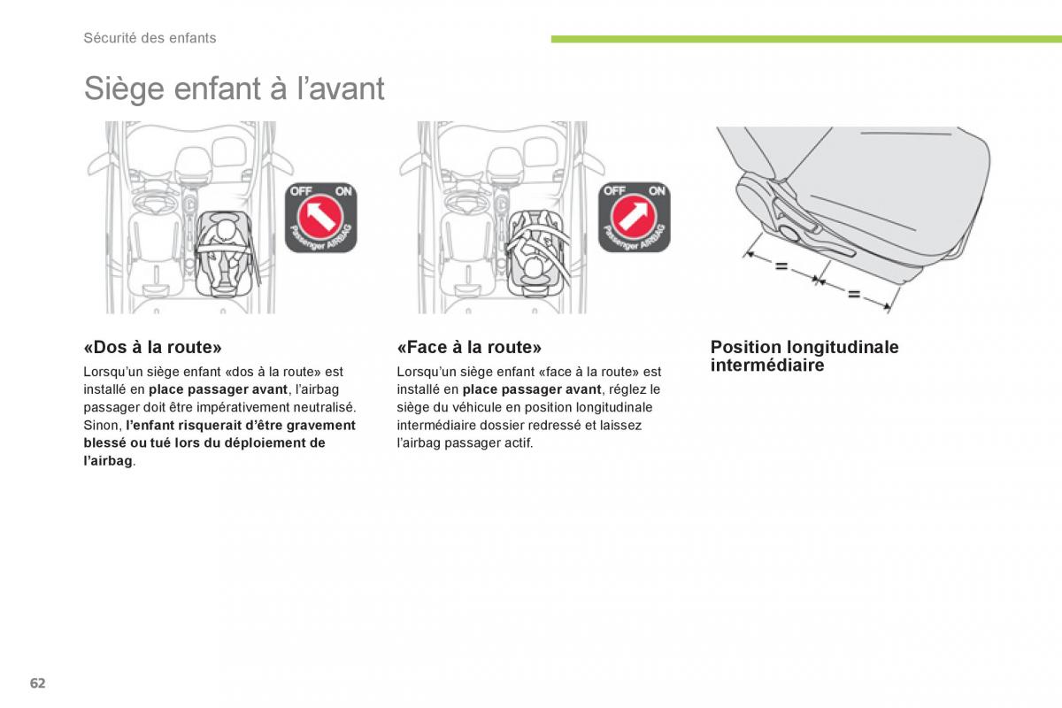 Peugeot iOn manuel du proprietaire / page 64