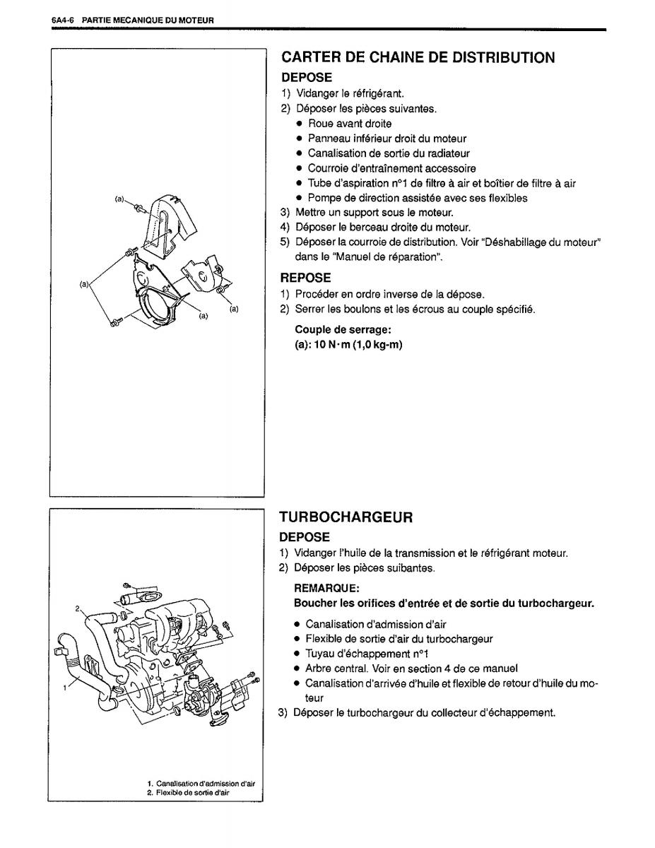 manual  Suzuki Baleno I 1 manuel du proprietaire / page 55