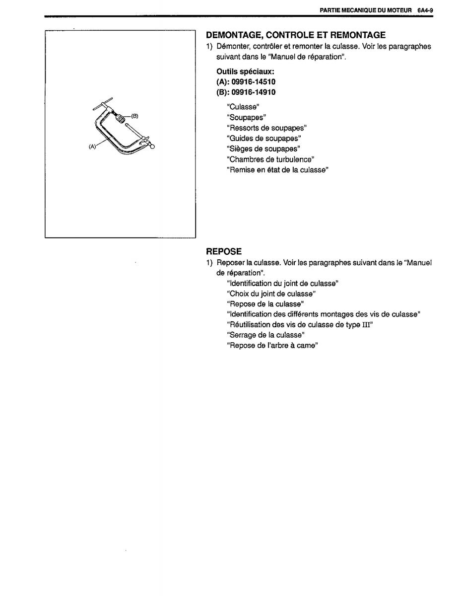 manual  Suzuki Baleno I 1 manuel du proprietaire / page 58