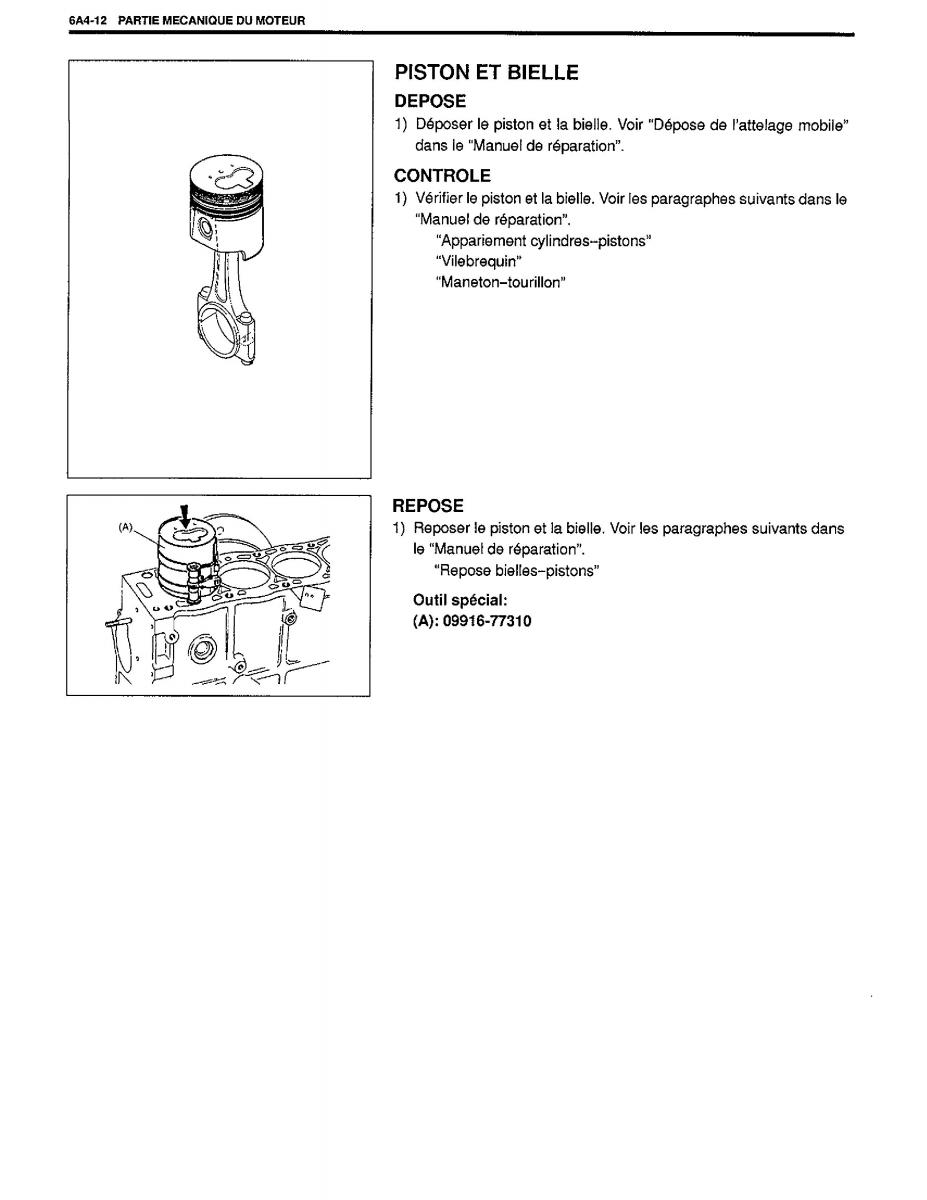 manual  Suzuki Baleno I 1 manuel du proprietaire / page 61