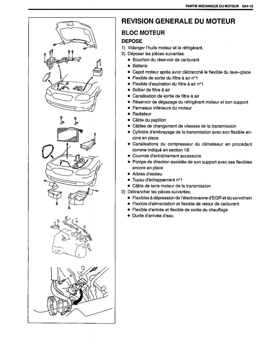 manual  Suzuki Baleno I 1 manuel du proprietaire / page 62