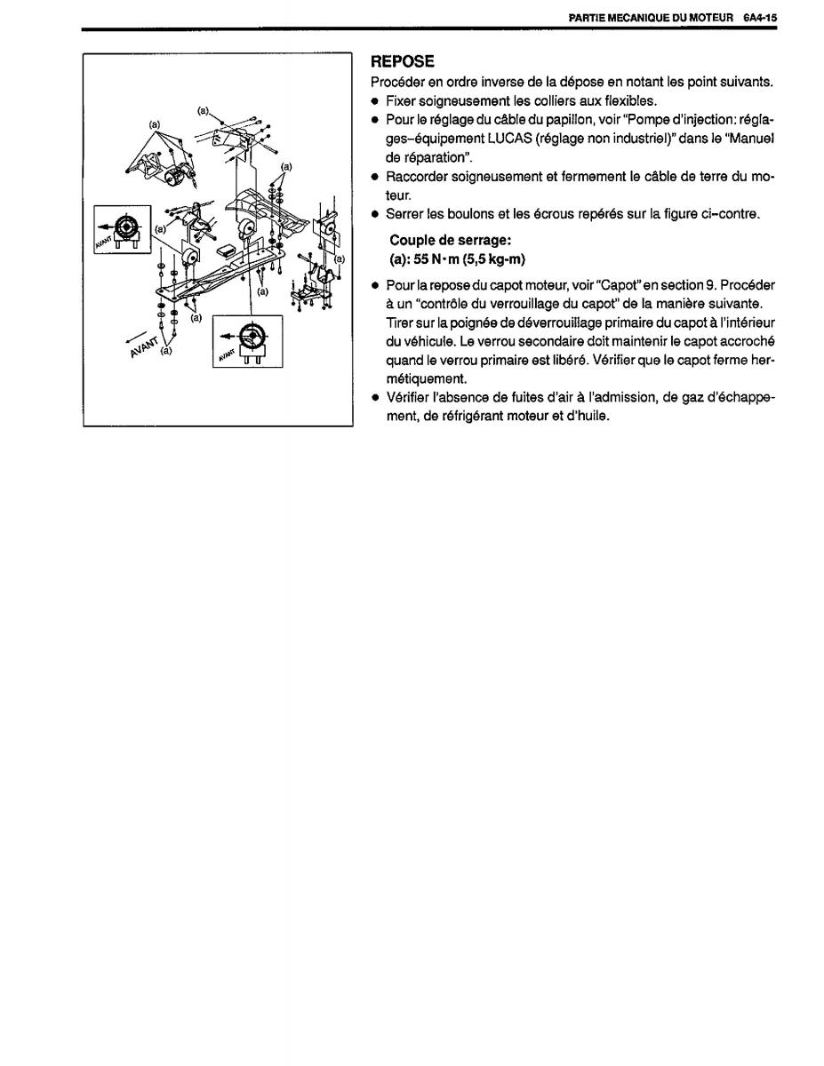 Suzuki Baleno I 1 manuel du proprietaire / page 64