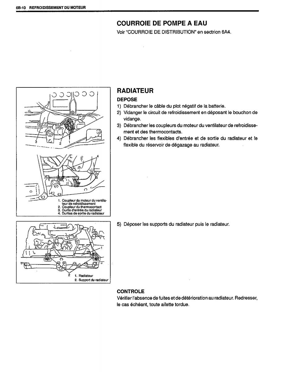 manual  Suzuki Baleno I 1 manuel du proprietaire / page 78