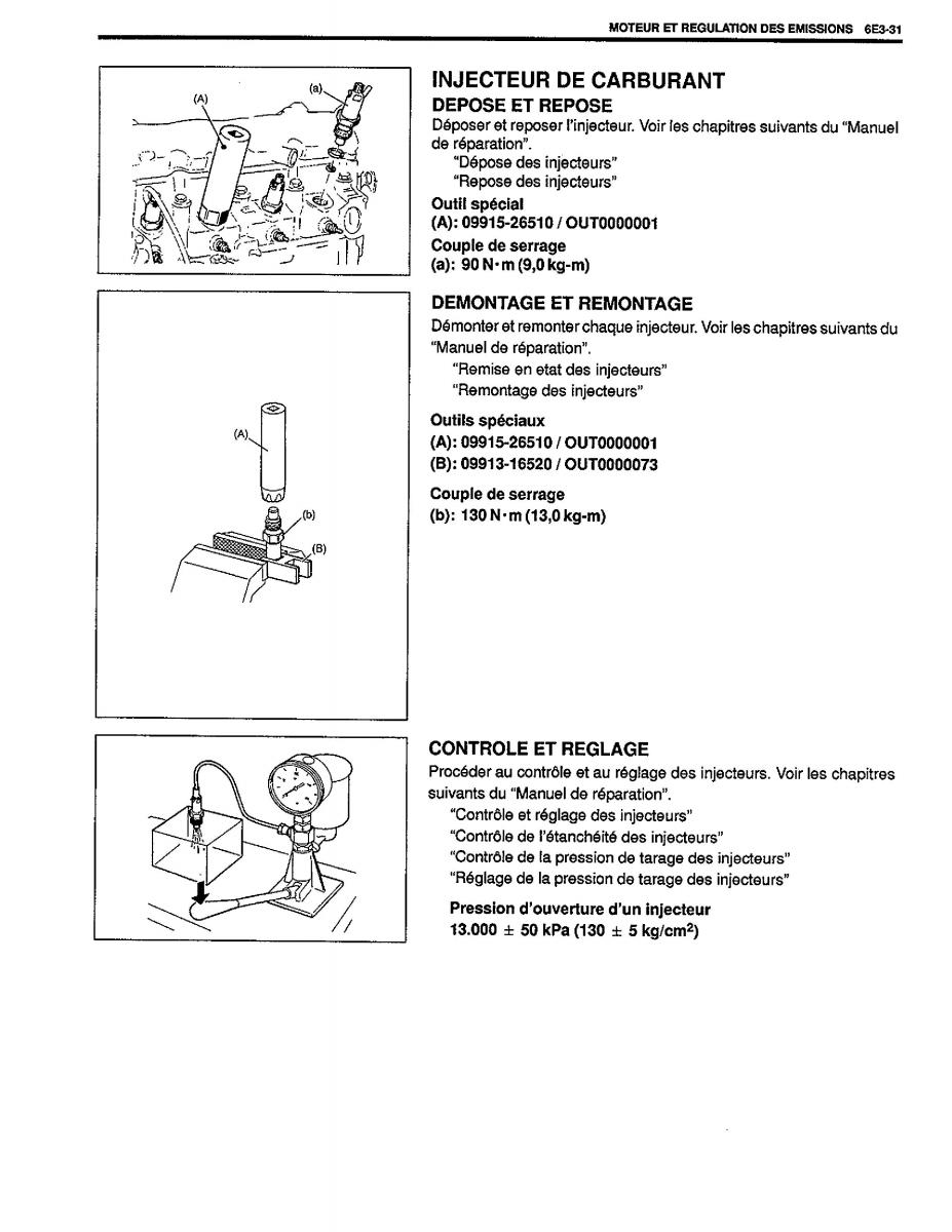 manual  Suzuki Baleno I 1 manuel du proprietaire / page 110