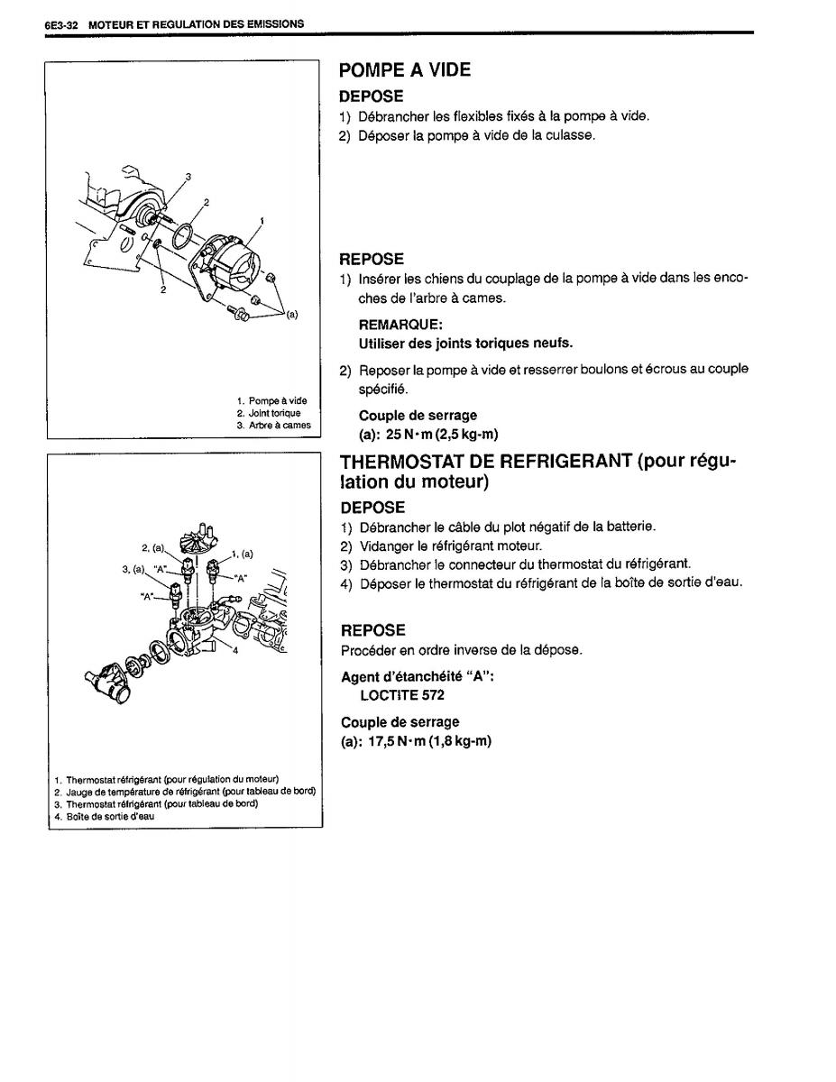 manual  Suzuki Baleno I 1 manuel du proprietaire / page 111