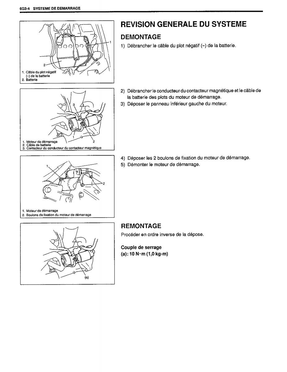 manual  Suzuki Baleno I 1 manuel du proprietaire / page 117