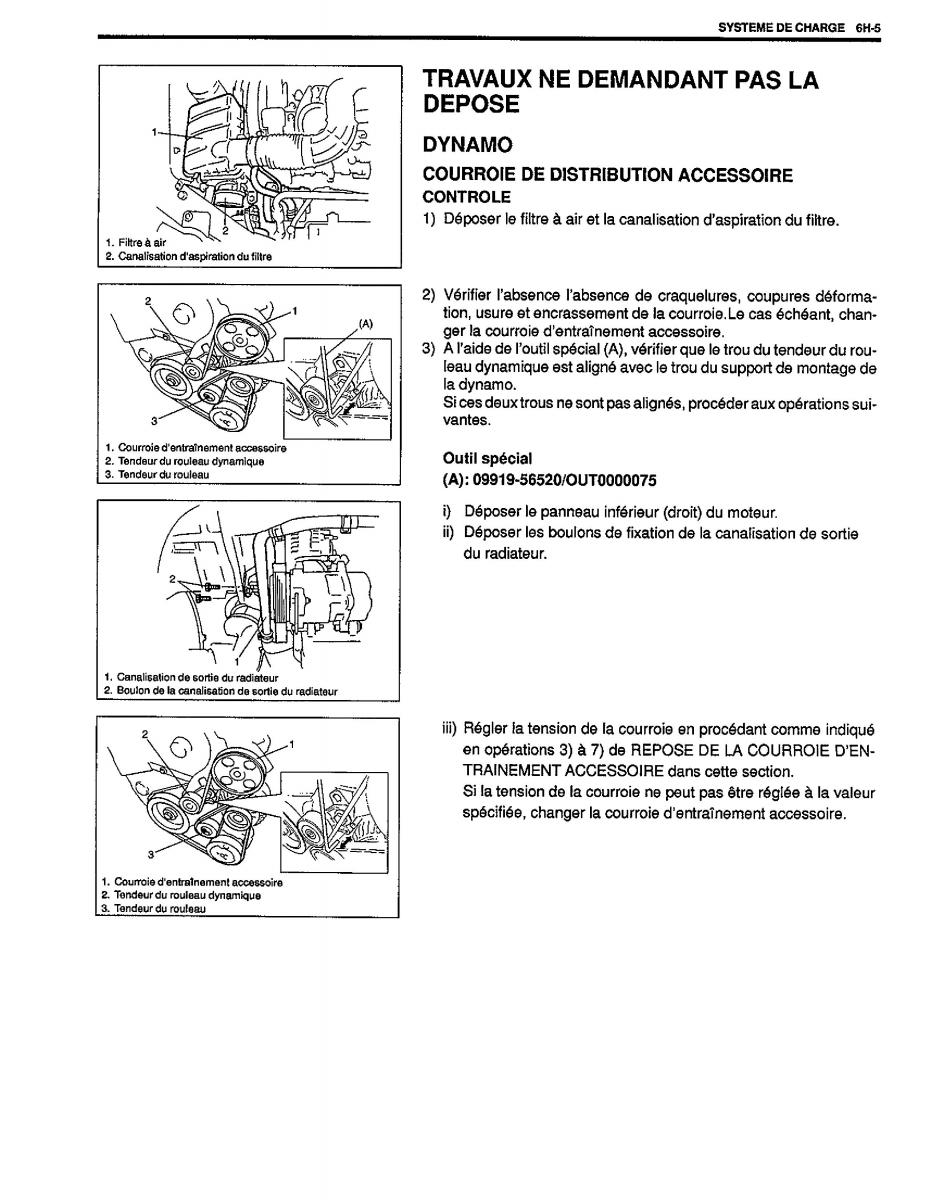 manual  Suzuki Baleno I 1 manuel du proprietaire / page 125