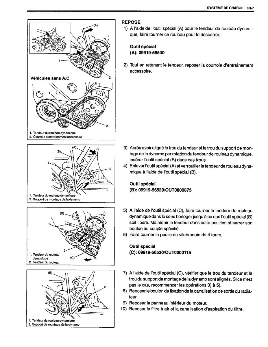 Suzuki Baleno I 1 manuel du proprietaire / page 127