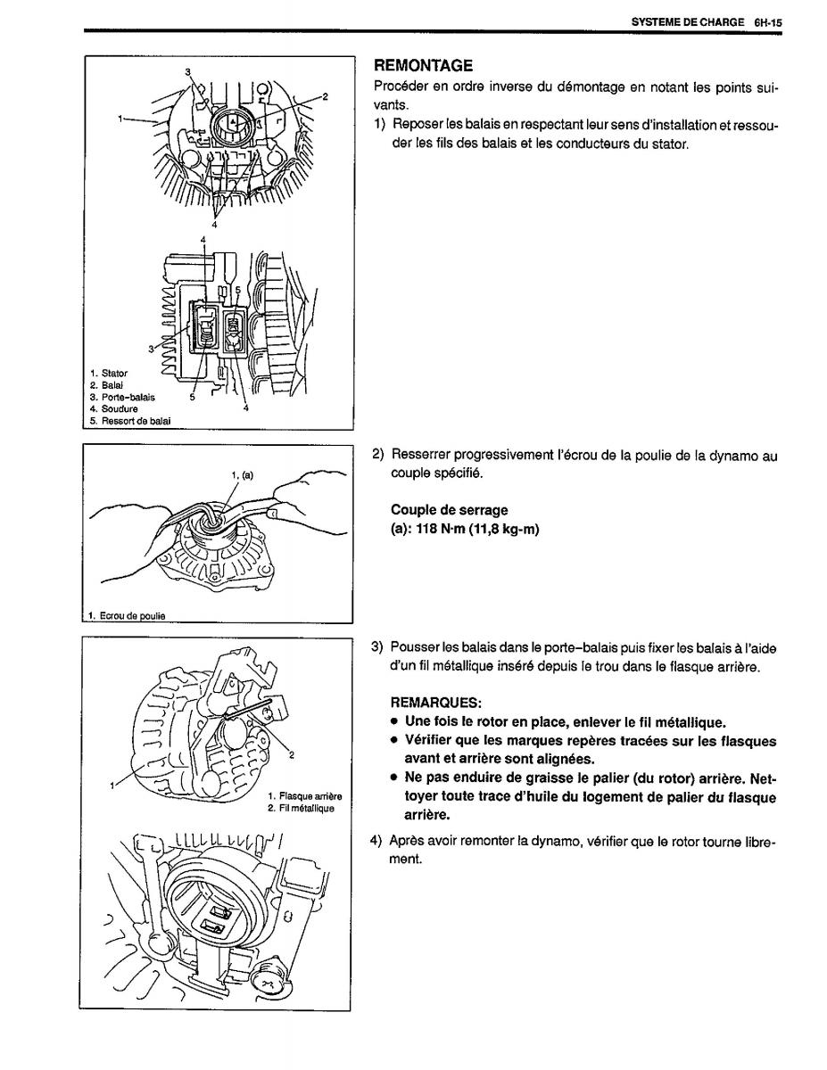 Suzuki Baleno I 1 manuel du proprietaire / page 135