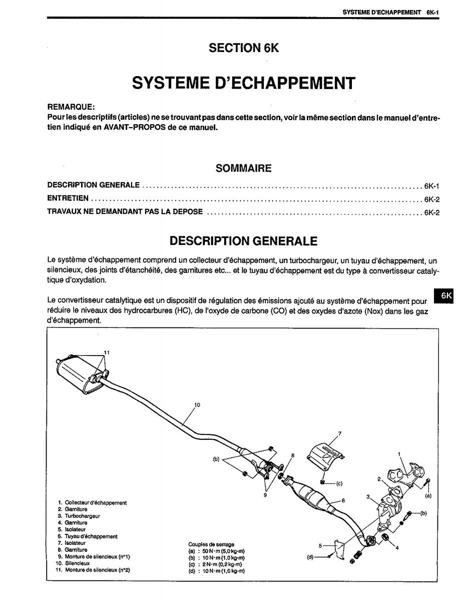 Suzuki Baleno I 1 manuel du proprietaire / page 138