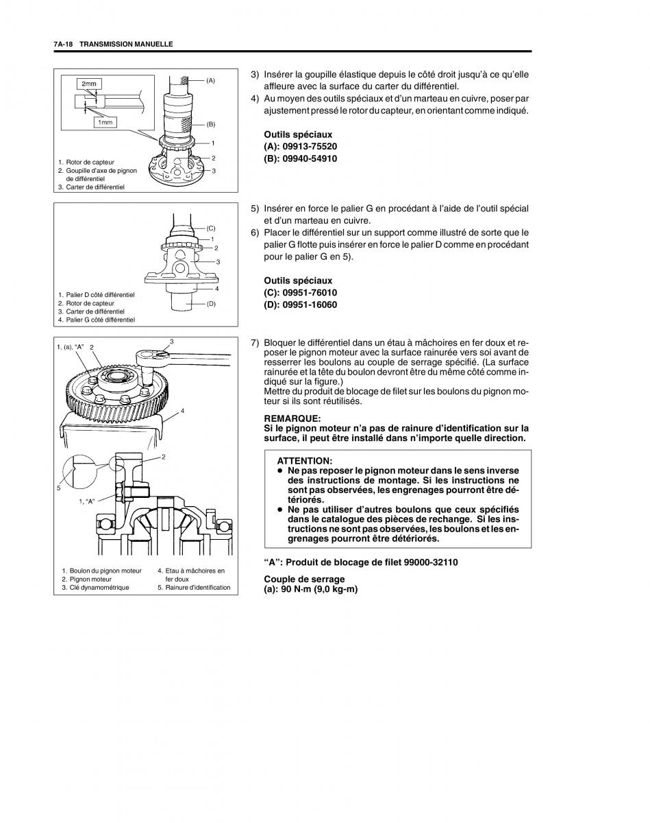 manual  Suzuki Baleno I 1 manuel du proprietaire / page 157