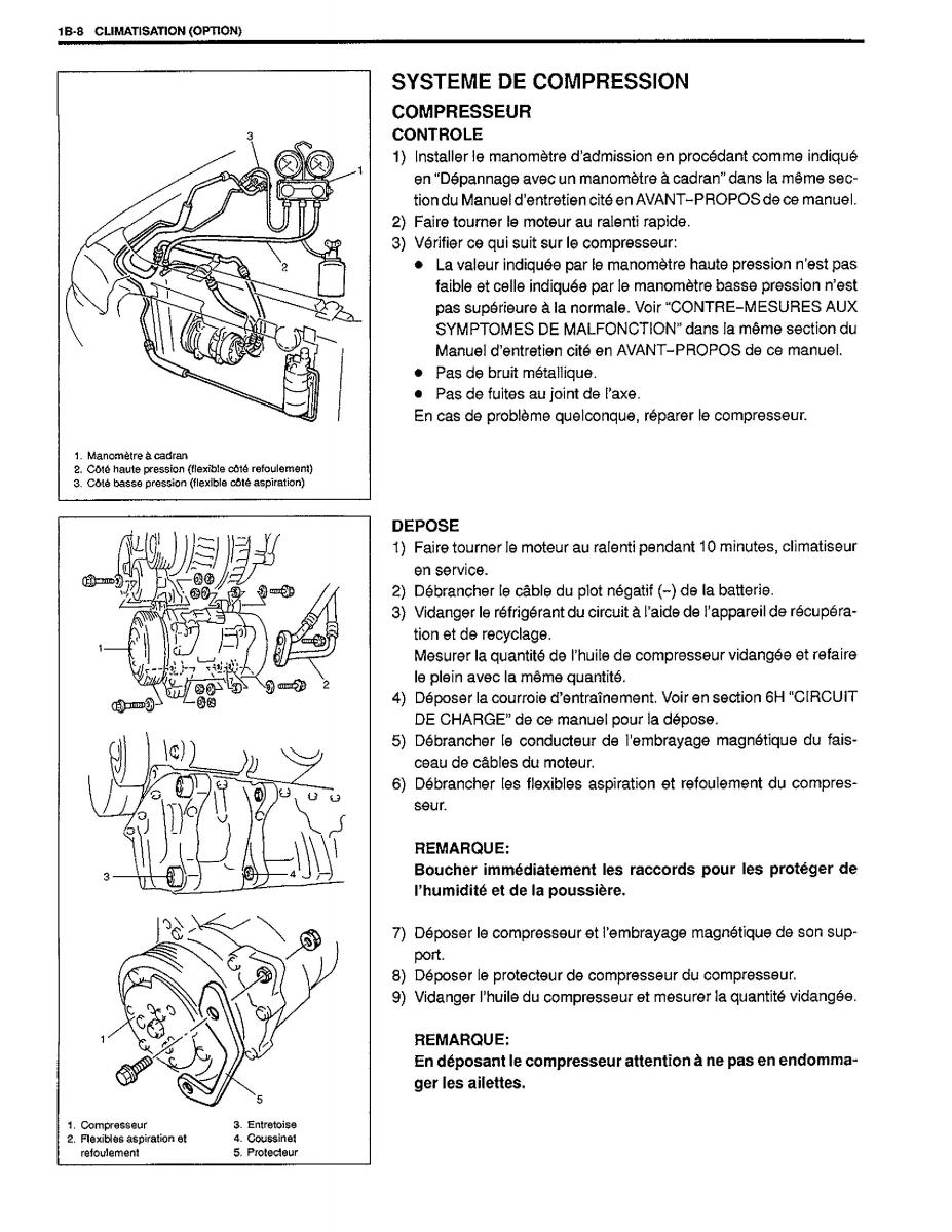 manual  Suzuki Baleno I 1 manuel du proprietaire / page 23