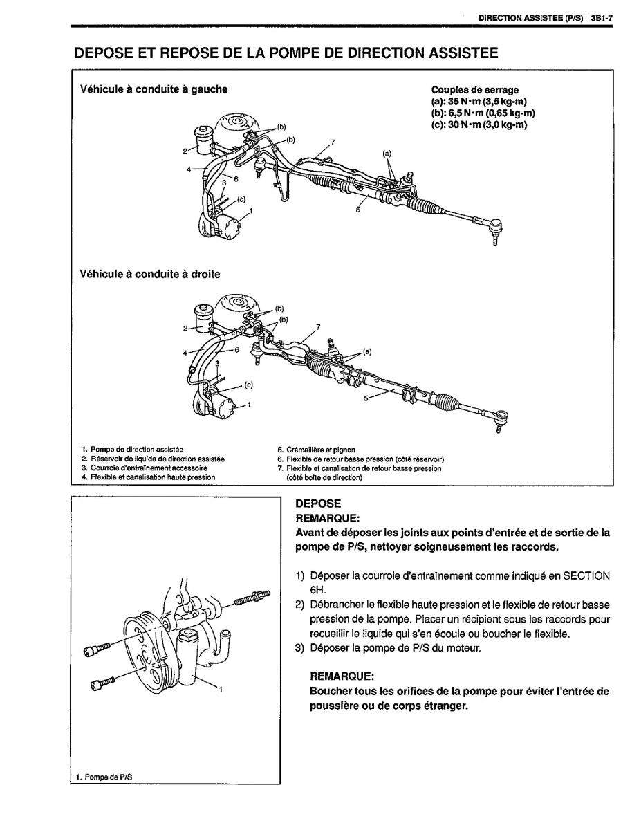 manual  Suzuki Baleno I 1 manuel du proprietaire / page 38