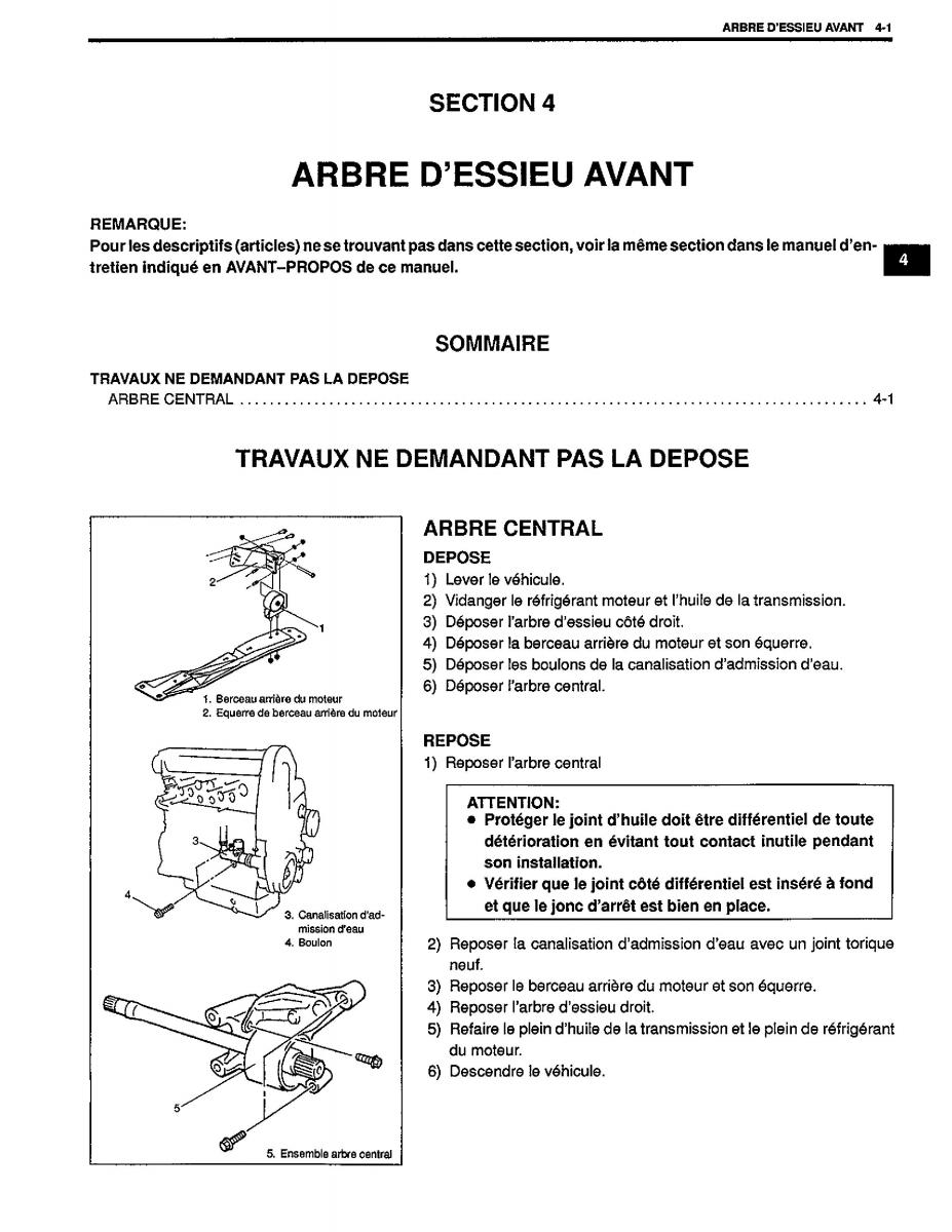manual  Suzuki Baleno I 1 manuel du proprietaire / page 40