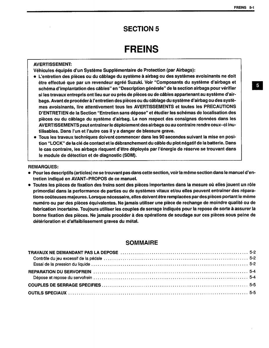 manual  Suzuki Baleno I 1 manuel du proprietaire / page 41