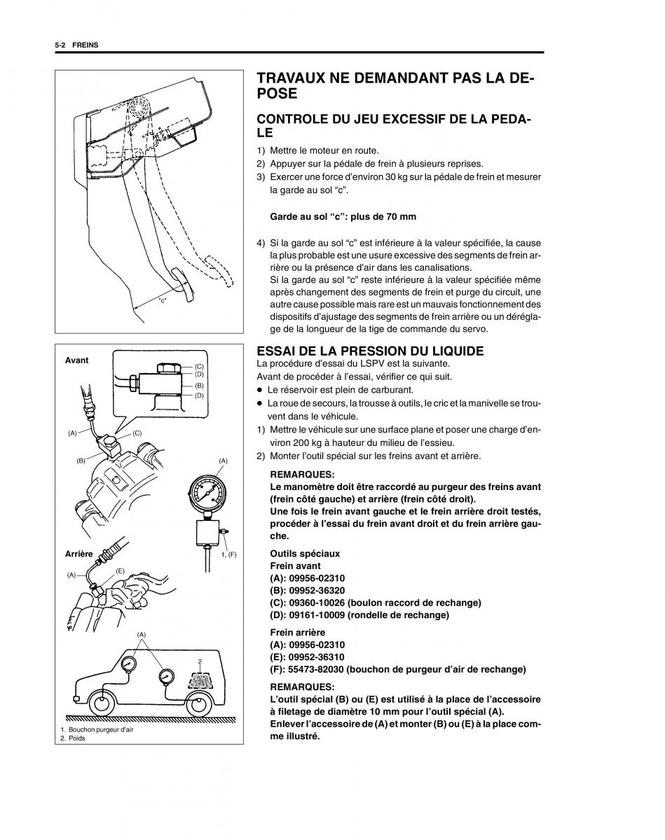 manual  Suzuki Baleno I 1 manuel du proprietaire / page 42