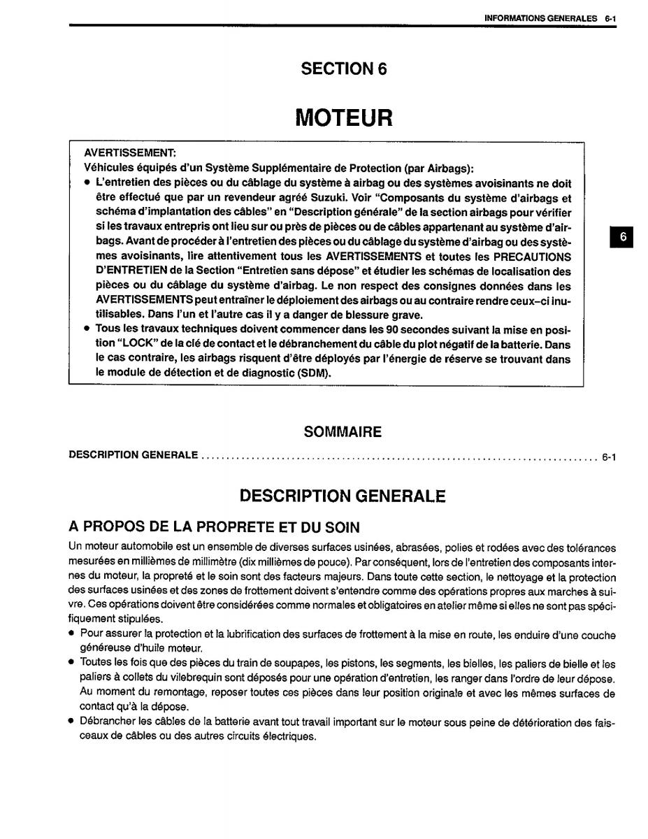 manual  Suzuki Baleno I 1 manuel du proprietaire / page 46