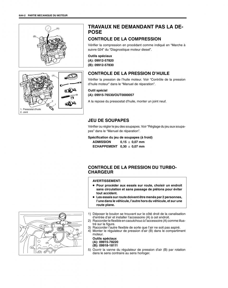 manual  Suzuki Baleno I 1 manuel du proprietaire / page 51