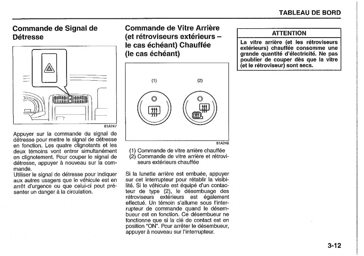 Suzuki Jimny manuel du proprietaire / page 63