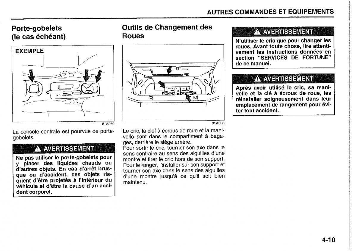 manual  Suzuki Jimny manuel du proprietaire / page 83