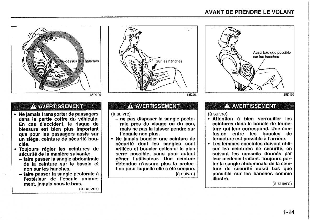 Suzuki Jimny manuel du proprietaire / page 23