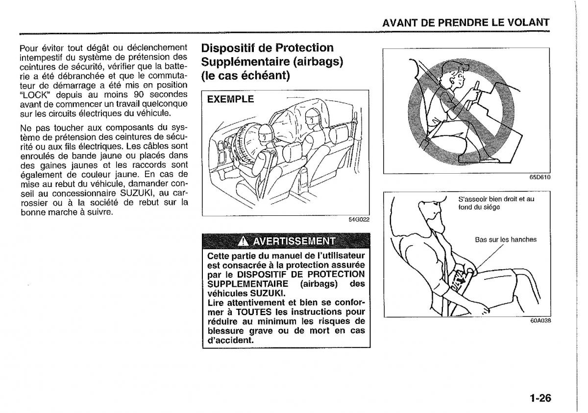 Suzuki Jimny manuel du proprietaire / page 35