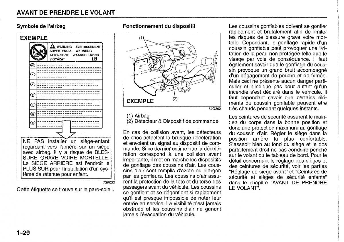 Suzuki Jimny manuel du proprietaire / page 38