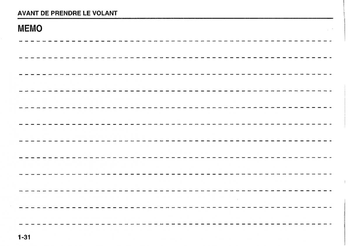 Suzuki Jimny manuel du proprietaire / page 40