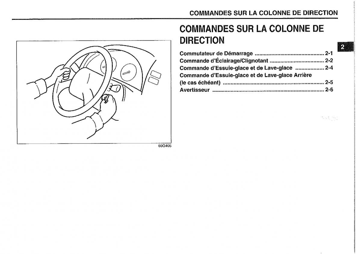 Suzuki Jimny manuel du proprietaire / page 41