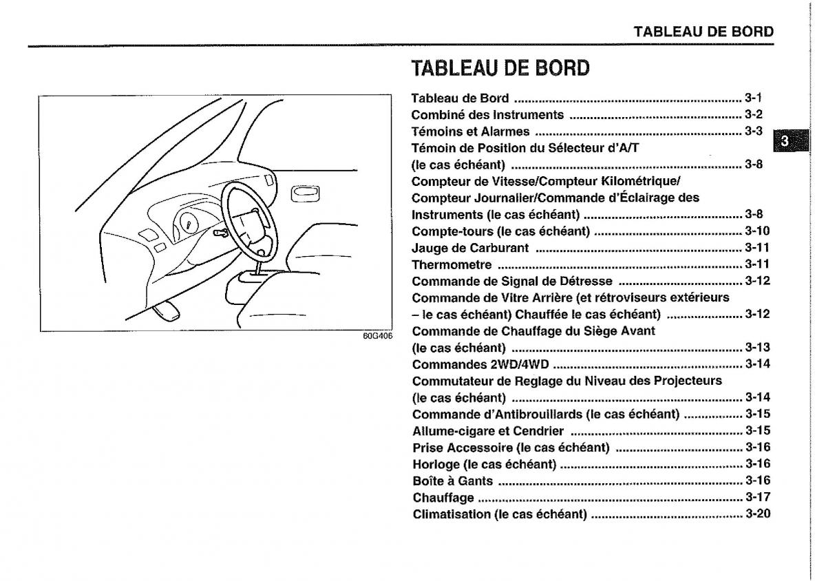 Suzuki Jimny manuel du proprietaire / page 49