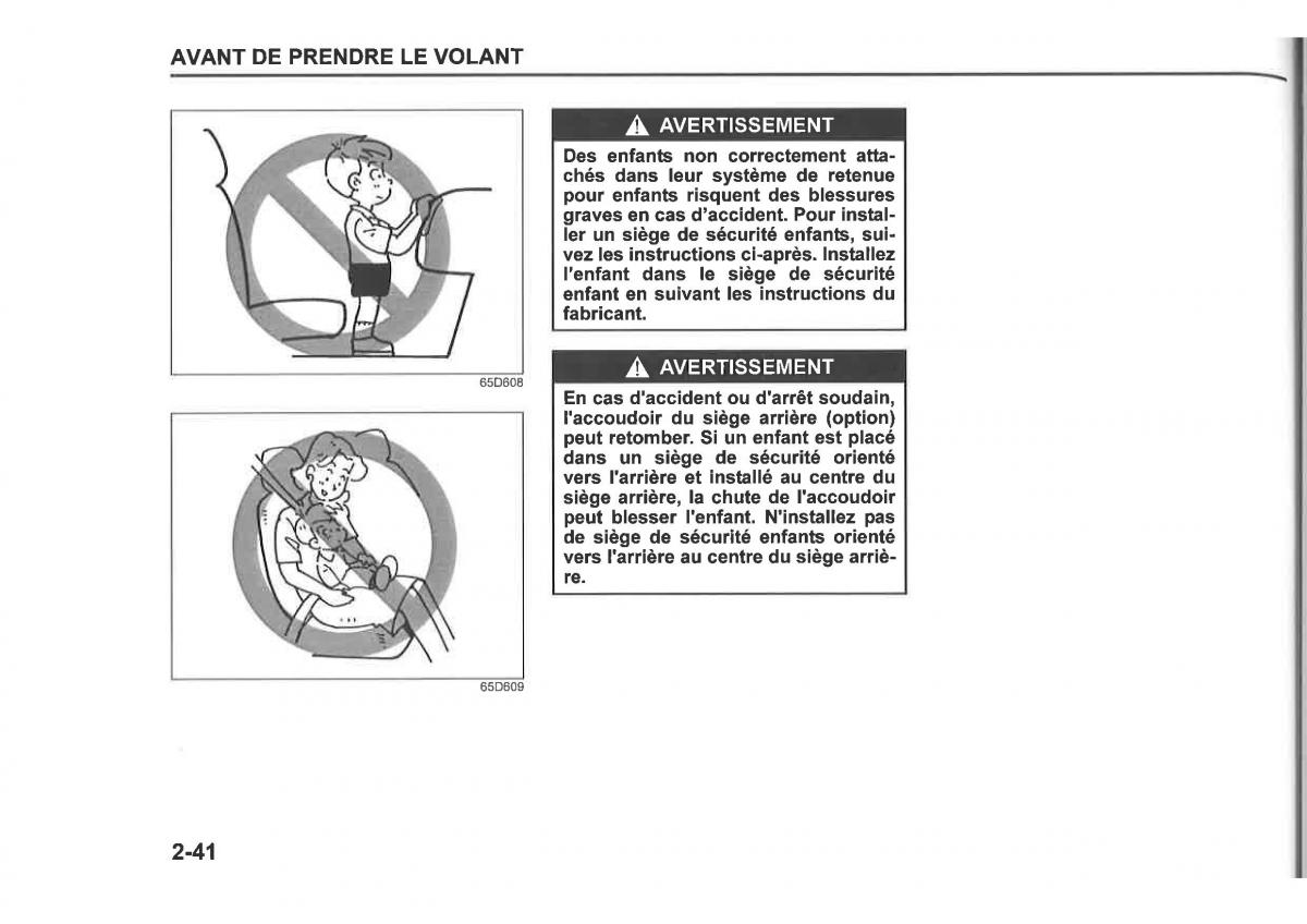 Suzuki SX4 manuel du proprietaire / page 64