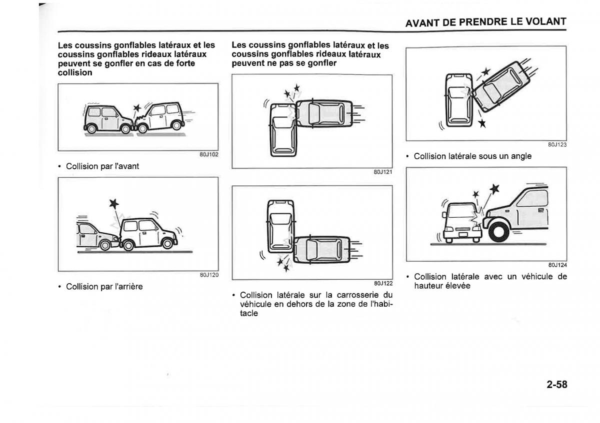 Suzuki SX4 manuel du proprietaire / page 81