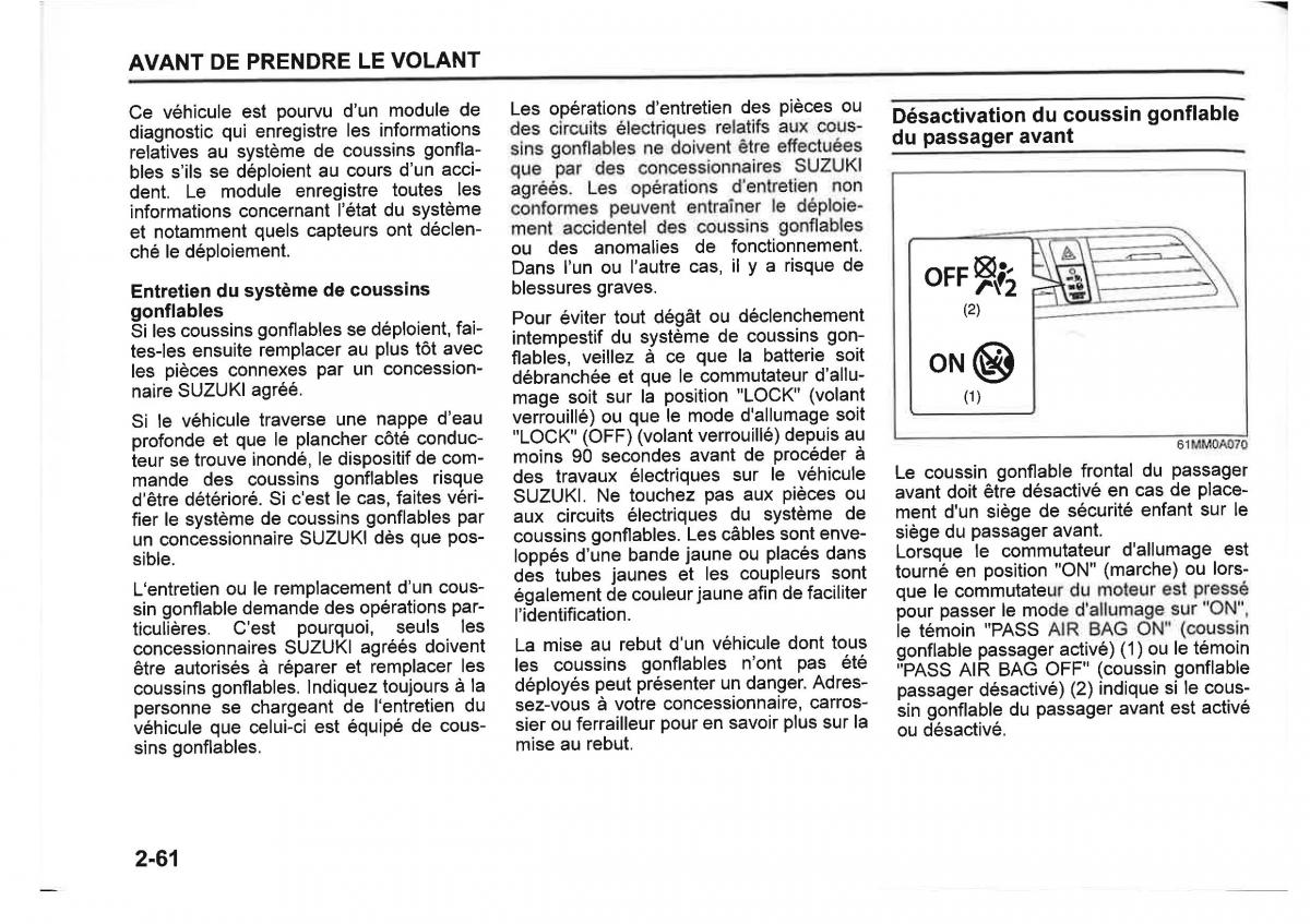 Suzuki SX4 manuel du proprietaire / page 84