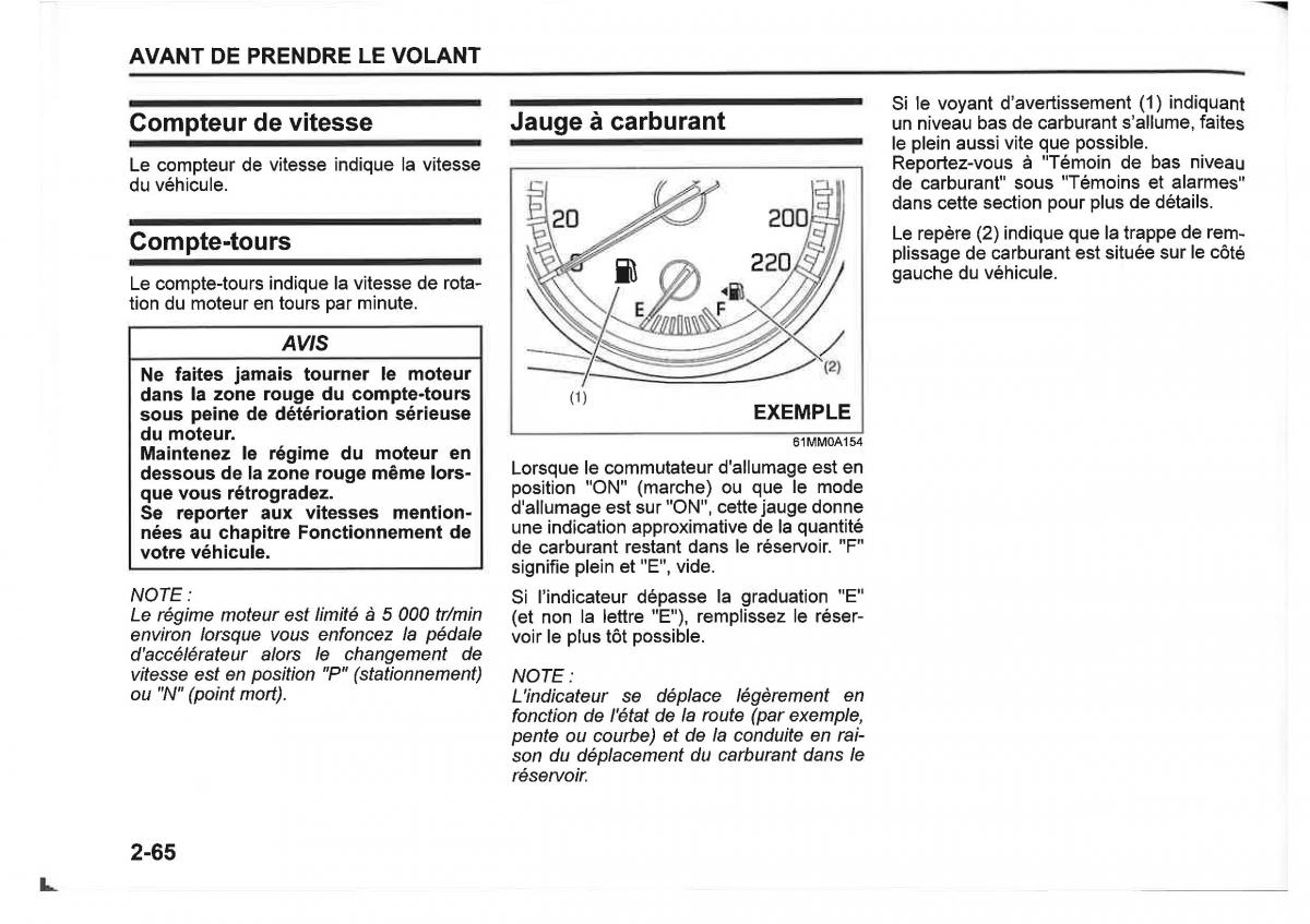 Suzuki SX4 manuel du proprietaire / page 88