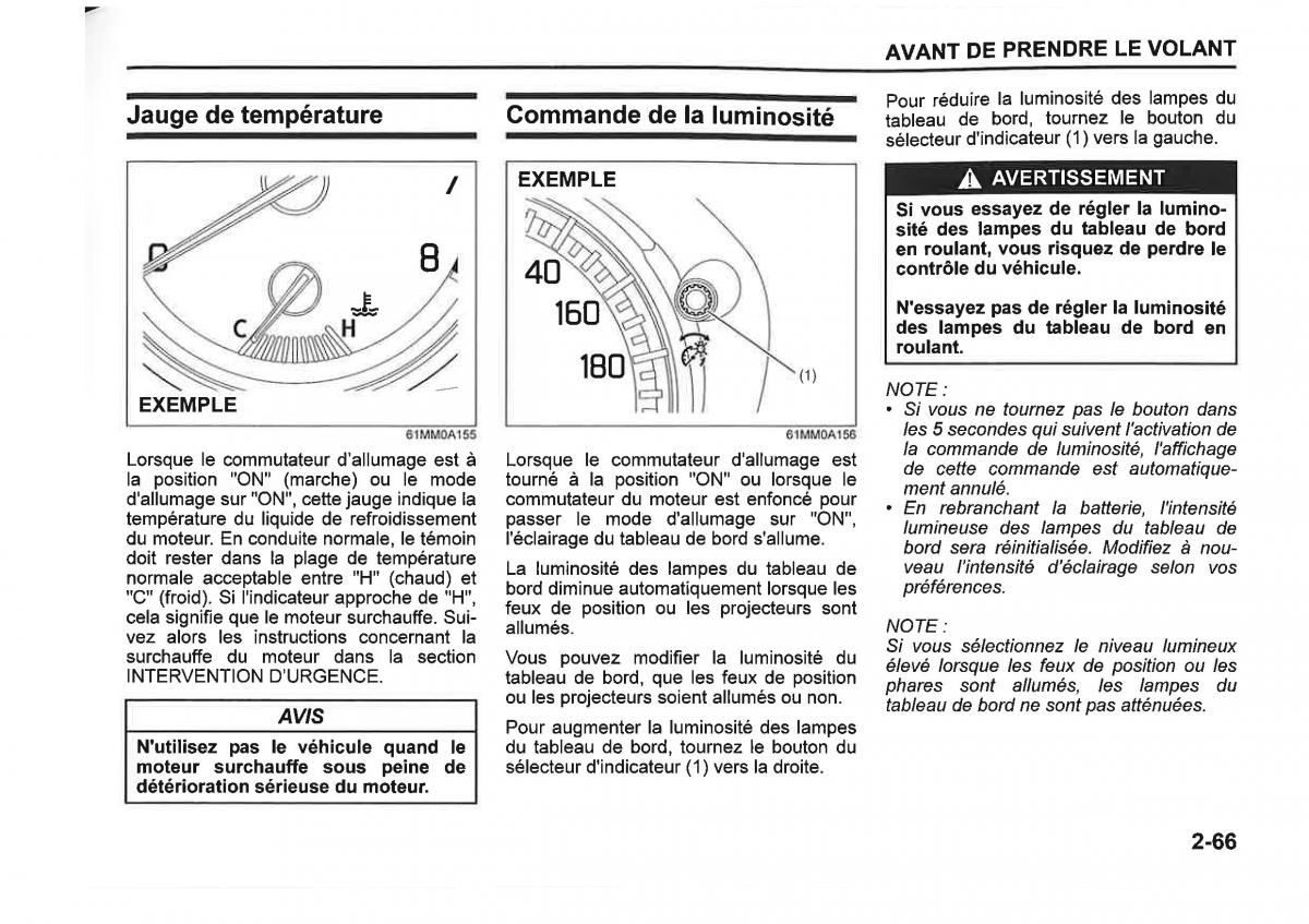 Suzuki SX4 manuel du proprietaire / page 89