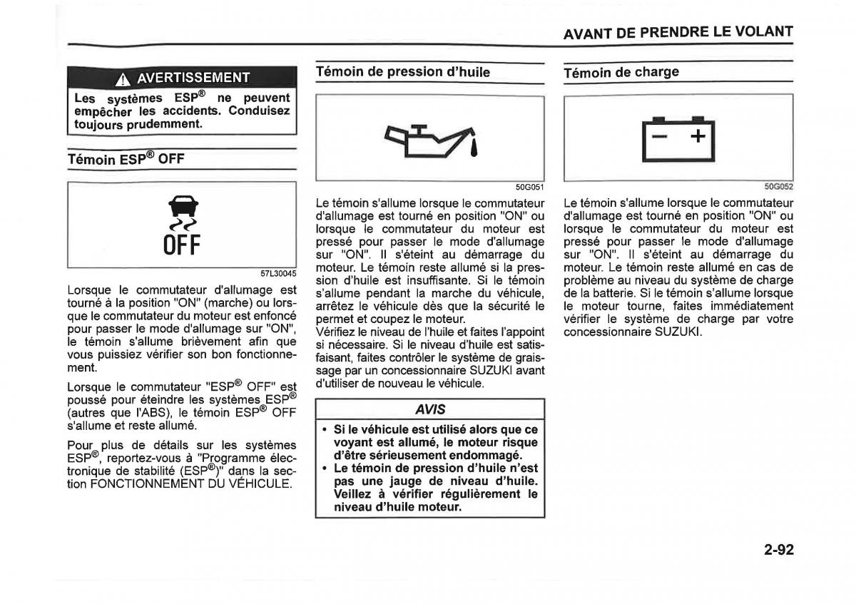 Suzuki SX4 manuel du proprietaire / page 115