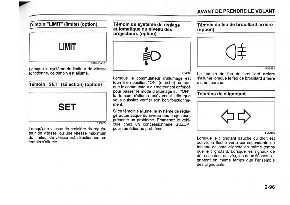 Suzuki SX4 manuel du proprietaire / page 119