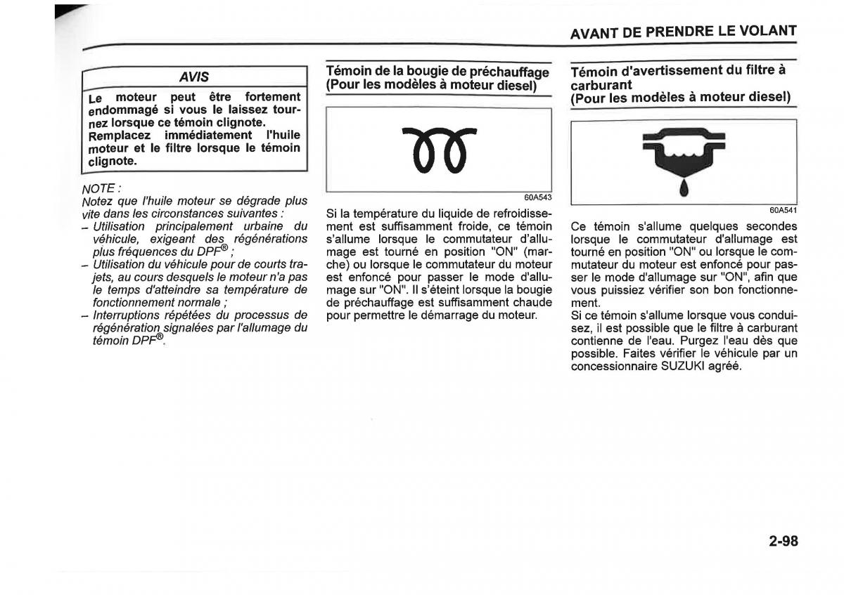 Suzuki SX4 manuel du proprietaire / page 121