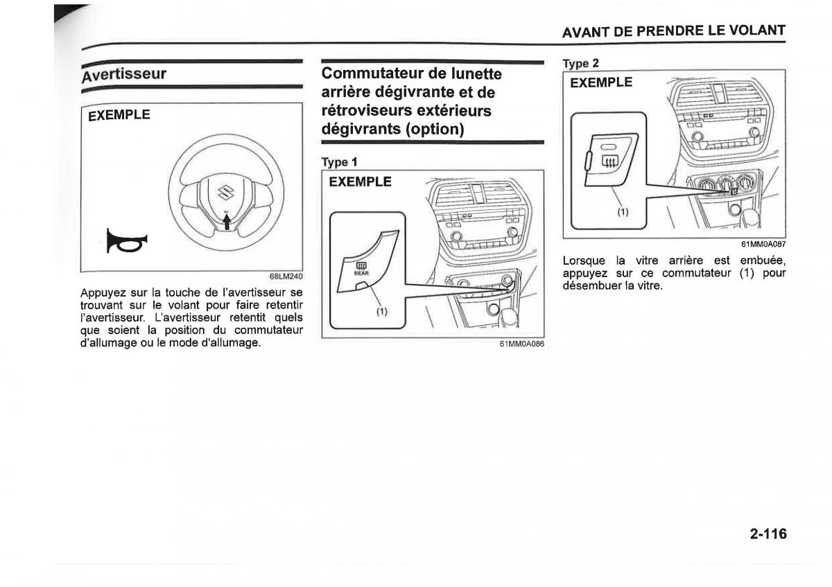 Suzuki SX4 manuel du proprietaire / page 139