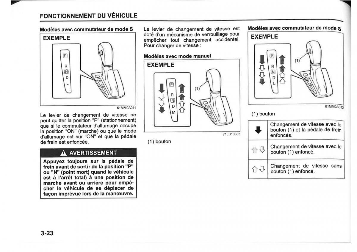 Suzuki SX4 manuel du proprietaire / page 164