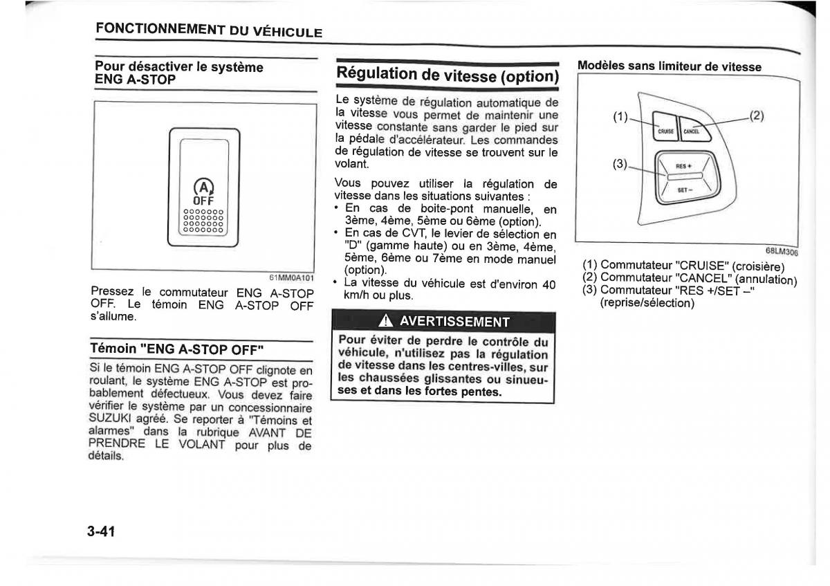 Suzuki SX4 manuel du proprietaire / page 182