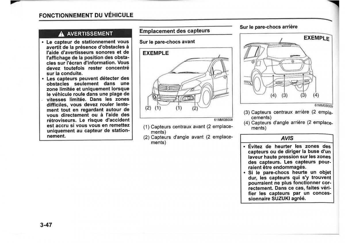 Suzuki SX4 manuel du proprietaire / page 188