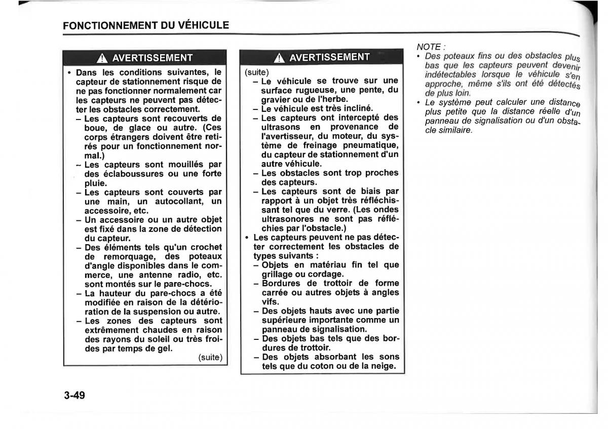 Suzuki SX4 manuel du proprietaire / page 190