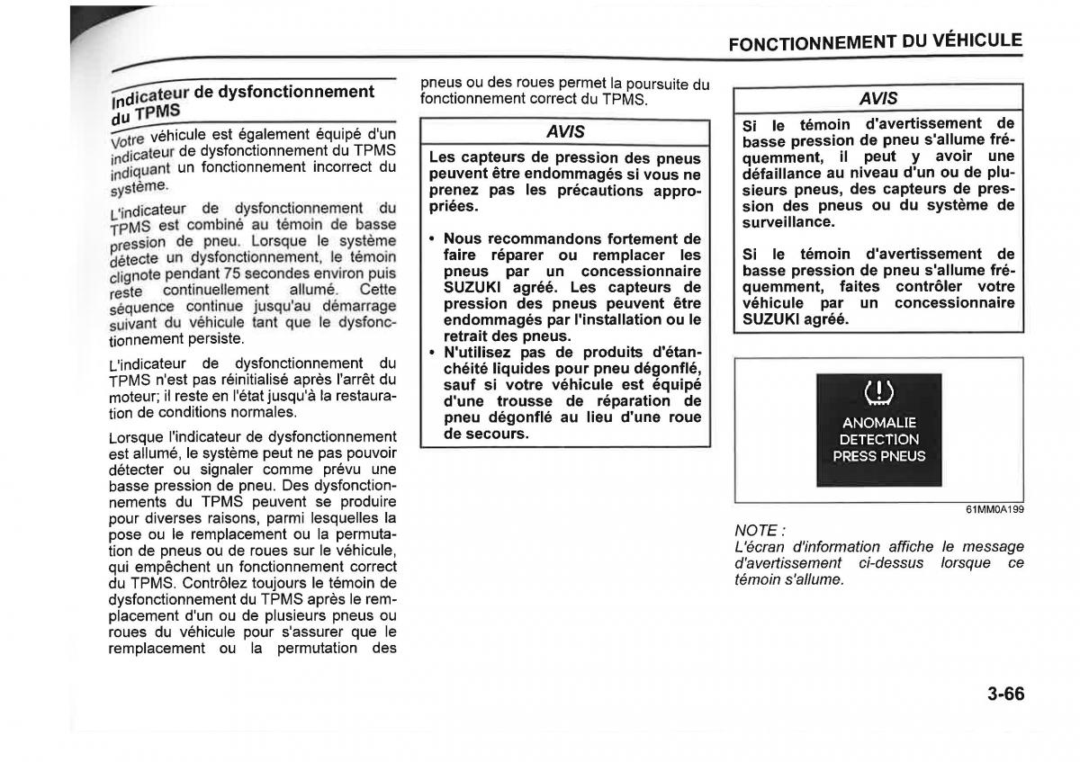 Suzuki SX4 manuel du proprietaire / page 207