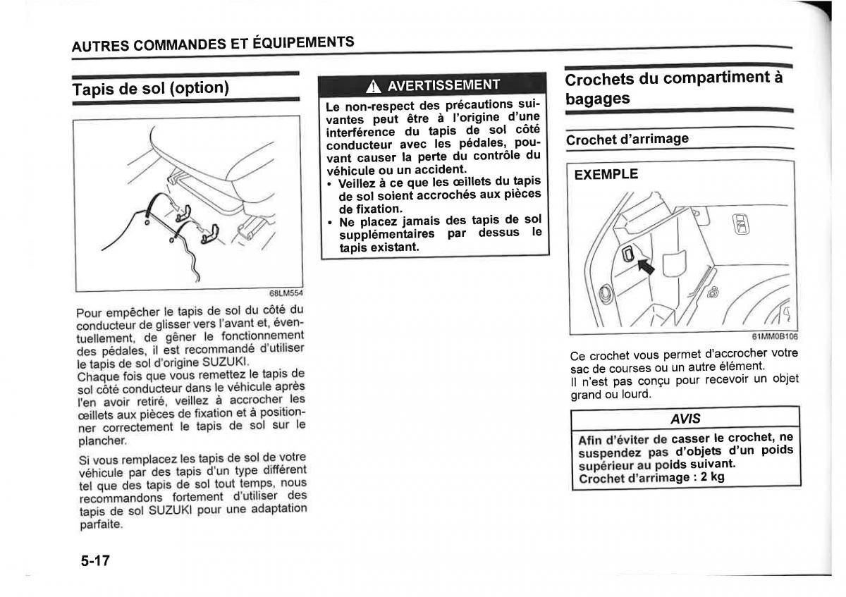 Suzuki SX4 manuel du proprietaire / page 238